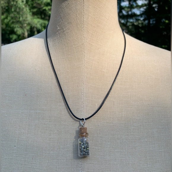 Handmade Bottled Up Emotions Necklace - Picture 3 of 8